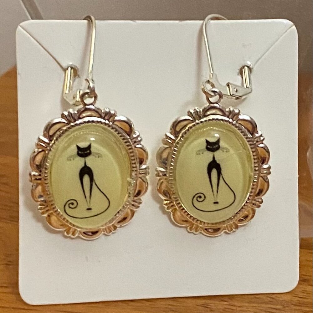 cabochon earrings NEW